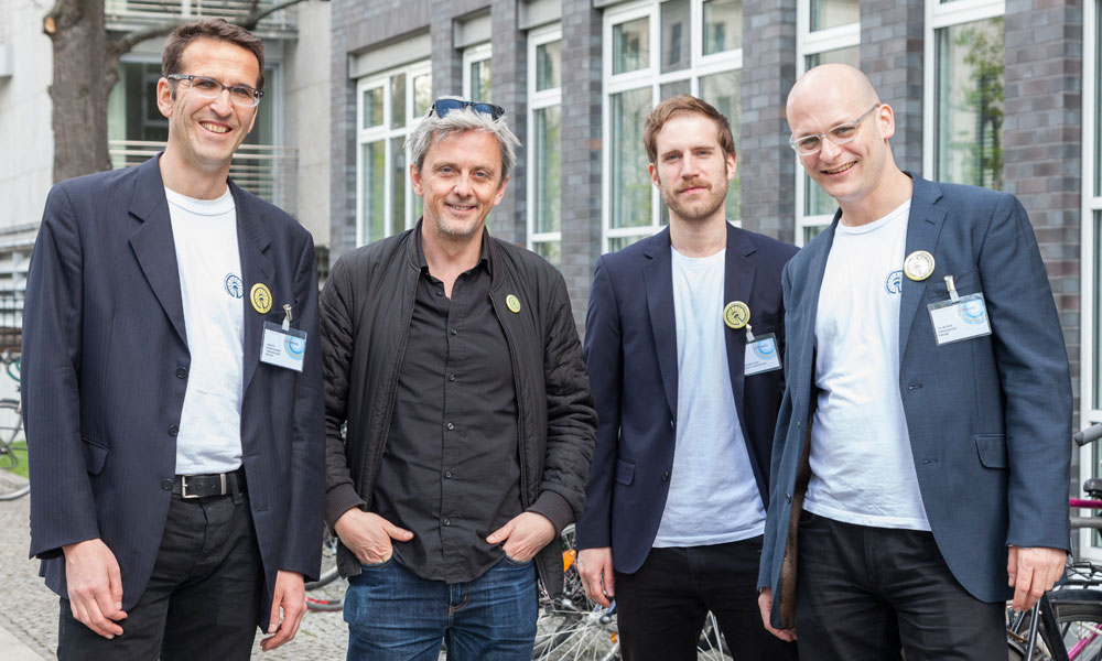 Volksentscheid Fahrrad-Team mit Mikael Colville-Andersen (Foto: Antonia-Richter)